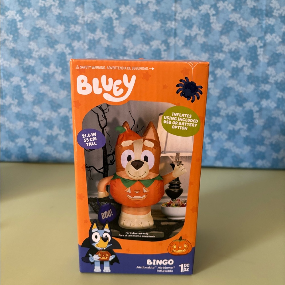 Bluey air blown inflatable
